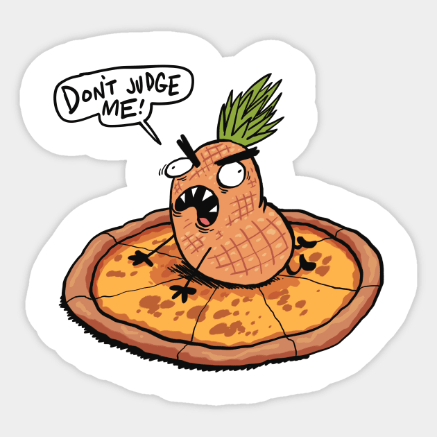 Don't judge me Sticker by neilkohney